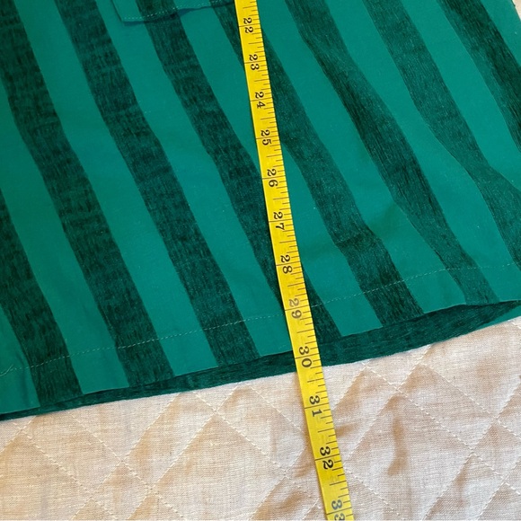 John Mark Green Tonal Stripe Tunic Top XL - Picture 9 of 13